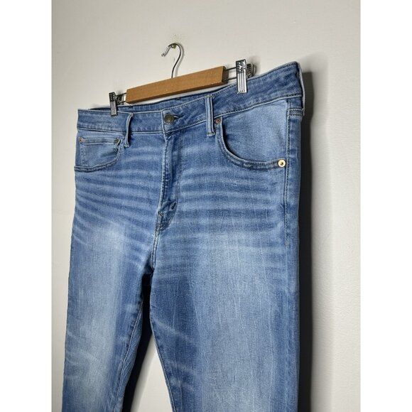 American Eagle Men’s Airflex + Athletic Straight Denim Jeans Stretch Size 38x30 - Picture 4 of 11